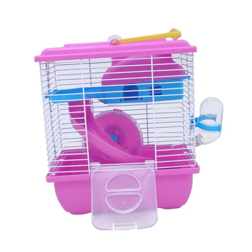 Gatuida Hamsterhauskäfig Schicht Haustier klein Käfige doppelt Böden drinnen Chinchillakäfig Hamsterkäfig rot Gatuida Hamsterhauskäfig Schicht Haustier klein Käfige doppelt Böden drinnen Chinchillakäfig Hamsterkäfig rot von Gatuida