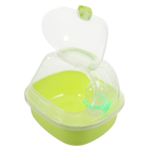 Gatuida Hamsterkäfig Hamster Reise Tragbox Hamster Reise Tragbox Hamster Transportkäfig Kleintier Outdoor Tragbox Meerschweinchen Tragbox Pp Hellgrün von Gatuida