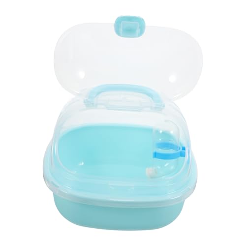 Gatuida Hamsterkäfig Hamster Reisekäfig Kleintier Außenträgerkäfige Hamster Transportkäfig Mäusekäfig Meerschweinchen Transportbox Tragbarer Hamster Reiseträger Hamster Tragekäfig von Gatuida