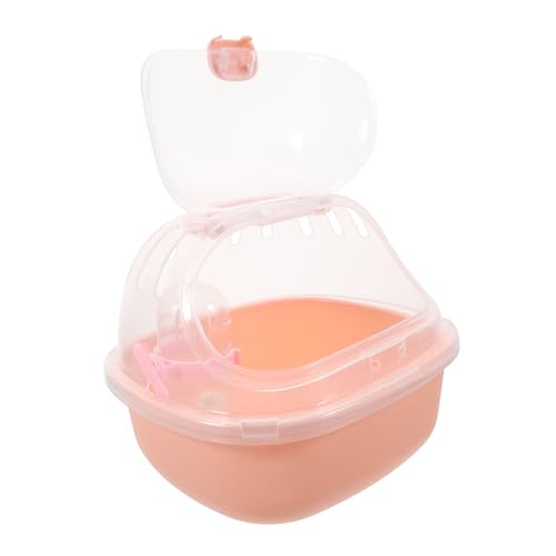 Gatuida Hamsterkäfig Tragbarer Hamster Reisekäfig Hamster Reisekäfig Hamster Reiseträger Meerschweinchenträger Hamster Tragekäfig Hamster Tragekäfig Rattenträger Mäusekäfig Rosa Pp von Gatuida