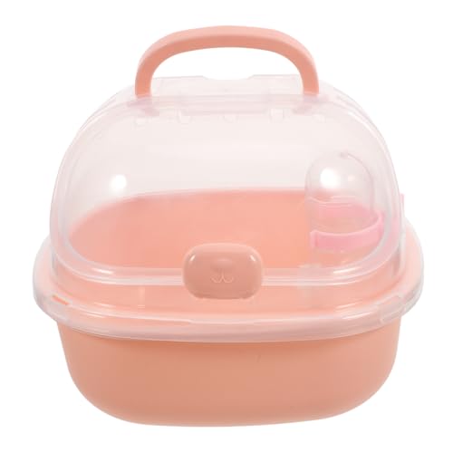 Gatuida Hamsterkäfig Tragbarer Hamster Reisekäfig Mäusekäfig Hamster Tragekäfig Hamster Reisekäfig Hamster Reisekäfig Hamster Tragekäfig Tragbarer Hamster Reisekäfig Rosa Pp von Gatuida