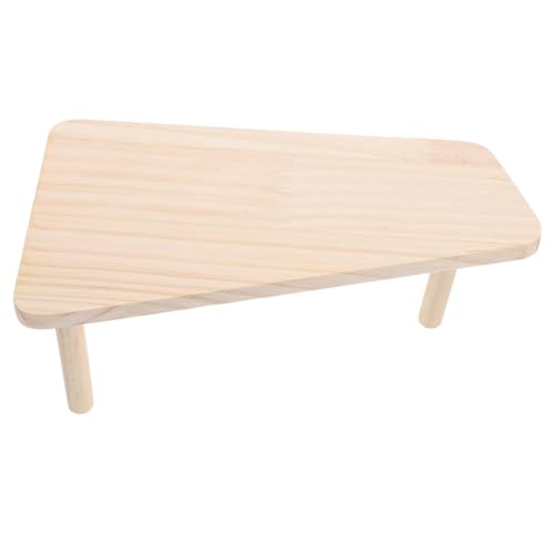 Gatuida Hamsterplattform Holz Kletterspielzeug für Chinchillas Ratten Kleintiere Langlebig Beißfest Mehrzweckplattform für Käfige Futterstation und Spielplatz für Zwerghamster und Kleine von Gatuida