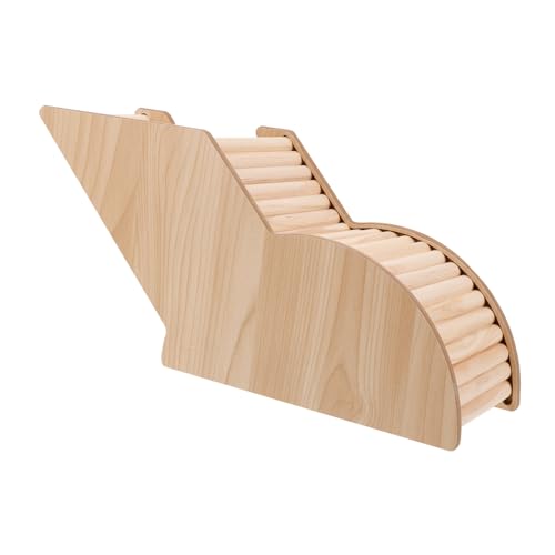 Gatuida Hamsterversteck Aus Holz Tunnel Und Versteck Für Kleintiere Für Hamster Und Chinchillas Natürliches Material Fördert Das Spielverhalten von Gatuida