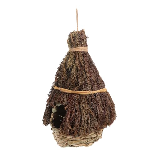 Gatuida Handgewebtes Gras Vogelnest für Draußen Gemütliches Nest für Vögel als Natürliche Gartendekoration für Balkon und Garten Gatuida Handgewebtes Gras Vogelnest für Draußen Gemütliches Nest für Vögel als Natürliche Gartendekoration für Balkon und Garten von Gatuida