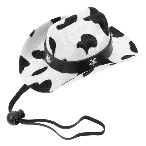 Gatuida Haustier-Cowboy-Hut tiermütze hundefressnäpfe hundesofa Cowboyhut für Haustiere Haustierhut Hund Cowboyhut Hunde-Cowgirl-Hut Welpe Hüte Party-Katzenhut Kätzchenmütze Vlies von Gatuida