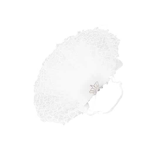 Gatuida Haustier Hochzeit Braut zubehör Braut- Hochzeitskleider für Braut Katzen-Outfits Katze Hochzeit Halloween groß Tiara nur Brautschleier für Haustiere Katze Brautschleier Weiß von Gatuida