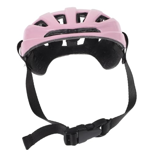 Gatuida Haustier Hut Haustier Helm Hundemützen einstellbar Hunde Hut Hündchen Schutzhelm hundemantel Dog Raincoat hundmantel Sicherheitshut für Haustiere Kleiner Katzenhut Plastik Rosa von Gatuida