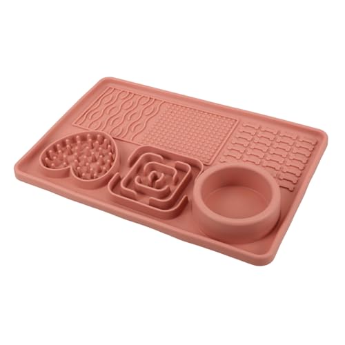 Gatuida Haustier Lick Pad aus rutschfeste Fressmatte für Katzen mit Saugnapf Beruhigende Futterhilfe für Langsames Essen Gatuida Haustier Lick Pad aus rutschfeste Fressmatte für Katzen mit Saugnapf Beruhigende Futterhilfe für Langsames Essen von Gatuida
