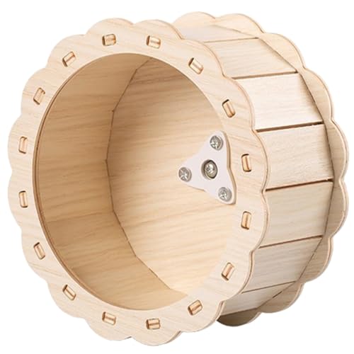 Gatuida Holz Hamster Laufrad Geräuschloses für Kleine Haustiere für Hamster Ratten und Rennmäuse Fördert Aktivität und Stress Gatuida Holz Hamster Laufrad Geräuschloses für Kleine Haustiere für Hamster Ratten und Rennmäuse Fördert Aktivität und Stress von Gatuida