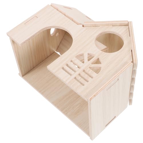 Gatuida Hamster Hamster Versteck Gemütliches Schlafhaus aus Holz für Zwerghamster und Kleine Nager Langlebig und Vielseitig Einsetzbar Gatuida Hamster Hamster Versteck Gemütliches Schlafhaus aus Holz für Zwerghamster und Kleine Nager Langlebig und Vielseitig Einsetzbar von Gatuida
