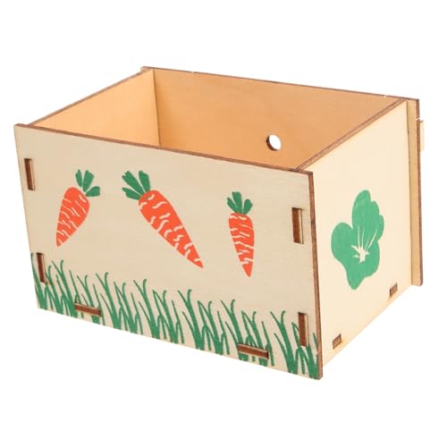 Gatuida Holzfütterstation für Kleintiere Multi Funktionaler Futterspender für Hamster und Kaninchen und Leicht zu Reinigen für Sicheres Fressen Jedem Zuhause Gatuida Holzfütterstation für Kleintiere Multi Funktionaler Futterspender für Hamster und Kaninchen und Leicht zu Reinigen für Sicheres Fressen Jedem Zuhause von Gatuida