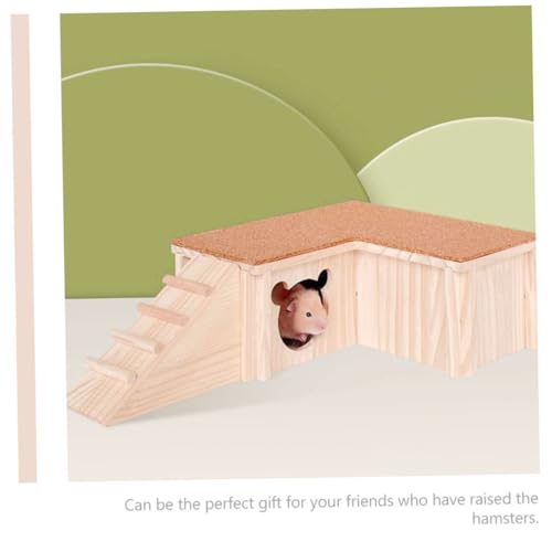 Gatuida Holzleiter für Hamster Kleintier Kletterspielzeug aus Natürlichem Holz zum Kauen und Trainieren Fördert Balance und Bewegung für Zwerghamster und Kleine Haustiere Kompakt und Gatuida Holzleiter für Hamster Kleintier Kletterspielzeug aus Natürlichem Holz zum Kauen und Trainieren Fördert Balance und Bewegung für Zwerghamster und Kleine Haustiere Kompakt und von Gatuida