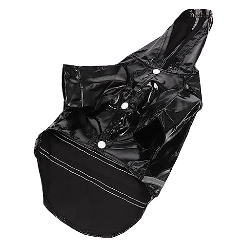 Gatuida Hund Regenmantel Haustiere Hundemäntel Leicht hunderegenmantel Dog rain Jacket Regenmantel für Hunde Hunderegenmäntel für mittelgroße Hunde PU wasserdicht beschichtetes Tuch Black Gatuida Hund Regenmantel Haustiere Hundemäntel Leicht hunderegenmantel Dog rain Jacket Regenmantel für Hunde Hunderegenmäntel für mittelgroße Hunde PU wasserdicht beschichtetes Tuch Black von Gatuida