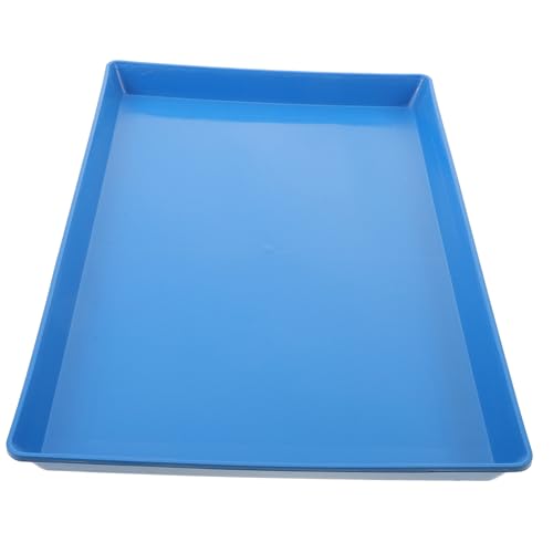Gatuida Hundebox-tablett Hundenapf Tablettstreu Kotspender Töpfchen Ersatztablett Für Den Hundekäfig Kaninchen Wiederverwendbar Waschbare Welpenunterlagen Klebrig Plastik Blue von Gatuida