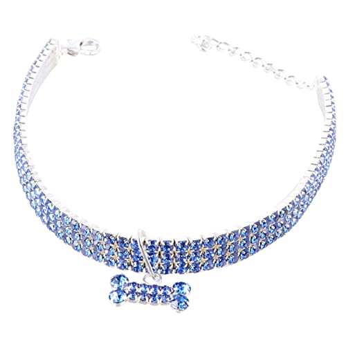 Gatuida Hundehalsband mit Kristallen Verstellbar Kette für Haustiere für und Sport und Robust Passt Meisten Hunden Gatuida Hundehalsband mit Kristallen Verstellbar Kette für Haustiere für und Sport und Robust Passt Meisten Hunden von Gatuida