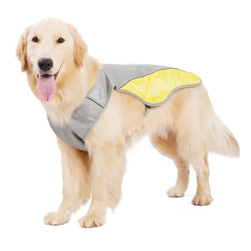 Gatuida Hundekühlweste Xs Atmungsaktiv Reflektierend Sommer Kühlweste für Haustiere mit Verdunstungskühlung und Naturbaumwollfüllung Sicheres Kühlgeschirr für Spaziergänge bei Hitze von Gatuida