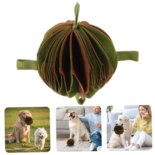 Gatuida Hundespielzeug Slow Feeding Snuffle Ball Futterversteck Spielball für Langsames Fressen Interaktives Schnüffelspielzeug zur Beschäftigung und Training von Kleinen bis Großen von Gatuida