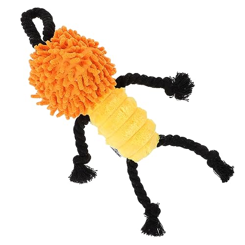 Gatuida Hundespielzeug mit Quietschfunktion Zerrspielzeug für Welpen Interaktives Tauziehen aus Strapazierfähigem Material für Training und Beschäftigung Orangefarben Gatuida Hundespielzeug mit Quietschfunktion Zerrspielzeug für Welpen Interaktives Tauziehen aus Strapazierfähigem Material für Training und Beschäftigung Orangefarben von Gatuida