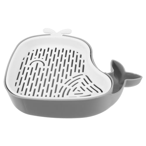 Gatuida Hydroponische Katzengras Pflanzbox aus Abs Mehrschichtiges Design mit Wasserbehälter Langlebig und Leicht zu Reinigen für Haushalt und Katzen Graue Katzengrasbox Verdauung von Gatuida