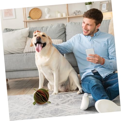 Gatuida Interaktiver Hundespielzeug Snuffle Ball zum Futterverstecken für Kleine und Mittlere Hunde Langsam Fressender Beißfester Trainingsball zur Beschäftigung und Geruchsförderung in von Gatuida