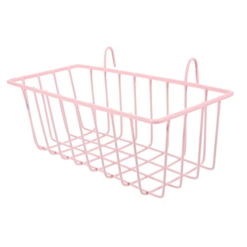 Gatuida Kaninchen Heuraufe Feeder-Tasche Heufutter Meerschweinchen Kaninchenheuraufe Kleintier Heuraufe Hase Hay Feeder für Käfig Kaninchen-Heufutterautomat aus Gummi Schmiedeeisen Rosa von Gatuida