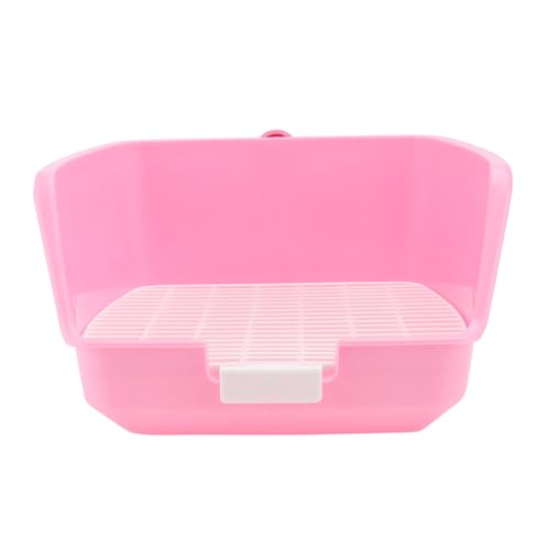 Gatuida Kaninchen Toilette mit Abnehmbarem Robustes Kleintier Wc für Meerschweinchen Chinchillas Frettchen Hygienisch Leicht zu Reinigen für Käfig und Garten von Gatuida