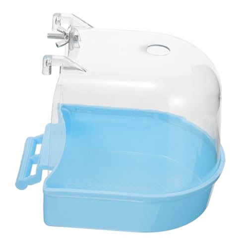 Gatuida Kasten Badebad Vogelausrüstung Papagei Vogelkäfig Vogelbad drinnen Sittichbad für Käfig Vogelbadwürfel Wiederverwendbare Vogelbadewanne Vogelkäfigbadewanne Plastik Sky-Blue Gatuida Kasten Badebad Vogelausrüstung Papagei Vogelkäfig Vogelbad drinnen Sittichbad für Käfig Vogelbadwürfel Wiederverwendbare Vogelbadewanne Vogelkäfigbadewanne Plastik Sky-Blue von Gatuida