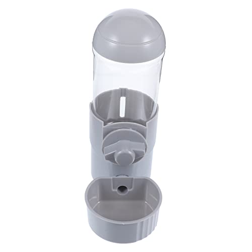 Gatuida Katze Hund Futterautomat Haustier Automatischer Hundefutterspender Hundwasserschalen pet Feeder pet Water Bowl wasserflasche Hund wasserhalter Futterautomat für Welpen pp Dark Grey von Gatuida