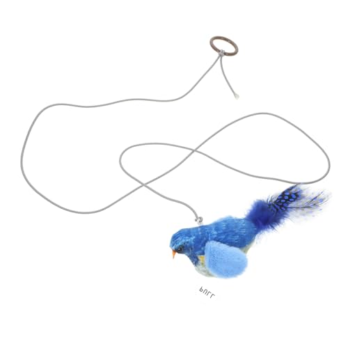 Gatuida Katzengeräuschspielzeug Katzenspielzeug Für Wohnungskatzen Drinnen Flattern Katzenspielzeug Für Die Tür Lustig Neckisch Simulation Kätzchen Plüsch Led Katze Weich Feder von Gatuida