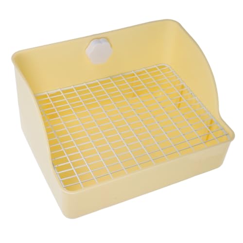 Gatuida Katzentoilette für Kleintiere Hochwertige Ecktoilette für Meerschweinchen und Hamster Platzsparendes Design zu Reinigen Splash aus Langlebigem Gatuida Katzentoilette für Kleintiere Hochwertige Ecktoilette für Meerschweinchen und Hamster Platzsparendes Design zu Reinigen Splash aus Langlebigem von Gatuida