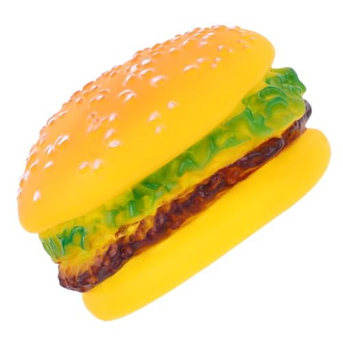Gatuida Kauspielzeug für Hunde Quietschespielzeug Hamburgerform Interaktives Futterspielzeug für Kleine Mittelgroße und Große Hunde Zahnpflege und Spielspaß Gatuida Kauspielzeug für Hunde Quietschespielzeug Hamburgerform Interaktives Futterspielzeug für Kleine Mittelgroße und Große Hunde Zahnpflege und Spielspaß von Gatuida