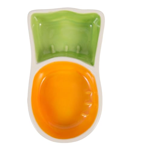 Gatuida Keramik Napf in Karotten Herz Form für Hamster und Meerschweinchen Kompakt und Langlebig Spülmaschinenfest für Futter und Wasser Praktisches Kleintierzubehör für Nager und Kleine Gatuida Keramik Napf in Karotten Herz Form für Hamster und Meerschweinchen Kompakt und Langlebig Spülmaschinenfest für Futter und Wasser Praktisches Kleintierzubehör für Nager und Kleine von Gatuida