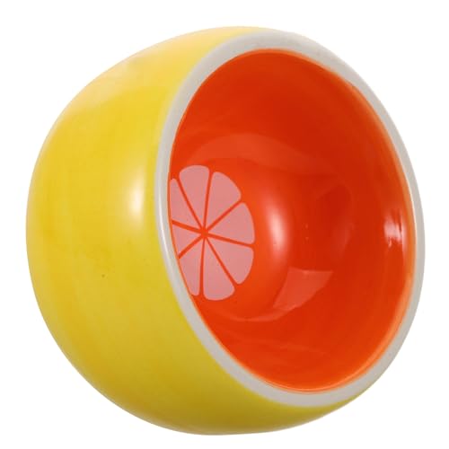 Gatuida Keramische Futter und Wasserschale im Orangefarbenen Design für Kleintiere Wie Hamster Meerschweinchen Chinchillas und Kaninchen Pflegeleicht und Robust Gatuida Keramische Futter und Wasserschale im Orangefarbenen Design für Kleintiere Wie Hamster Meerschweinchen Chinchillas und Kaninchen Pflegeleicht und Robust von Gatuida