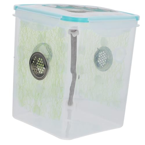 Gatuida Kleine Reptilien Futterbox Habitat Terrarium Für Insekten Und Mantis Transparente Aufzuchtbox Als Inkubator Für Reptilien Und Futterhalter Für Kleine von Gatuida