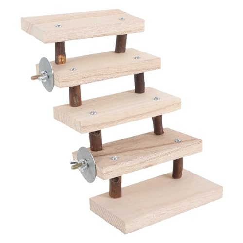 Gatuida Kleine Tier Holzleiter Klettern für Meerschweinchen Hamster und Kleintiere Langlebige Plattform Installieren für Käfige und Vogeltreppen Gatuida Kleine Tier Holzleiter Klettern für Meerschweinchen Hamster und Kleintiere Langlebige Plattform Installieren für Käfige und Vogeltreppen von Gatuida