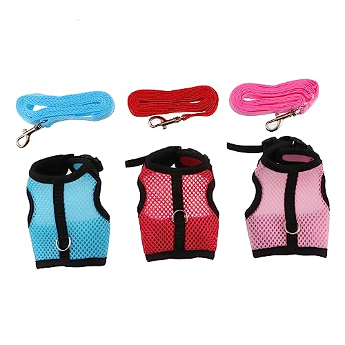 Gatuida Kleine Tiergeschirr Set mit Leine für Kaninchen Frettchen und Meerschweinchen Atmungsaktives Gepolstertes Harness Rosa Hellblau und S für Hochzeiten und Feiern Gatuida Kleine Tiergeschirr Set mit Leine für Kaninchen Frettchen und Meerschweinchen Atmungsaktives Gepolstertes Harness Rosa Hellblau und S für Hochzeiten und Feiern von Gatuida
