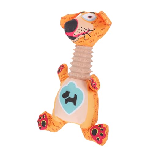 Gatuida Kleines Cartoon Hundespielzeug aus Plüsch Quietschendes Kauspielzeug für Kleine Hunde Langlebiges Zahnreinigendes Kuscheltier Interaktives Beruhigendes Haustierspielzeug in Orange Gatuida Kleines Cartoon Hundespielzeug aus Plüsch Quietschendes Kauspielzeug für Kleine Hunde Langlebiges Zahnreinigendes Kuscheltier Interaktives Beruhigendes Haustierspielzeug in Orange von Gatuida