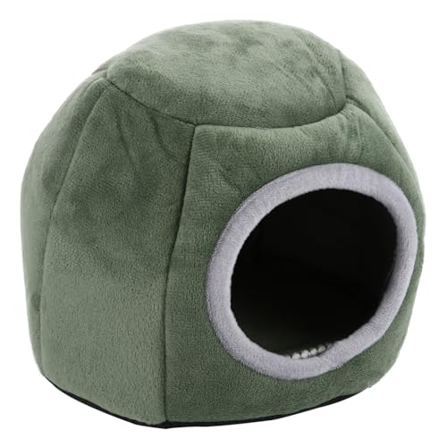 Gatuida Kleines Hamsterhaus Aus Baumwolle Bequemes Nest Für Kleintiere Warmes Schlafbett Für Winter Geschlossenes Schlafkissen von Gatuida