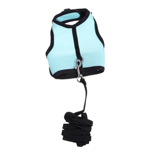 Gatuida Kleines Kaninchen Geschirr mit Zugseil Atmungsaktive Weste für Haustiere Robustes und Bequemes Zugseil für Kleine Nager Geeignet für Kaninchen und Andere Kleintiere von Gatuida