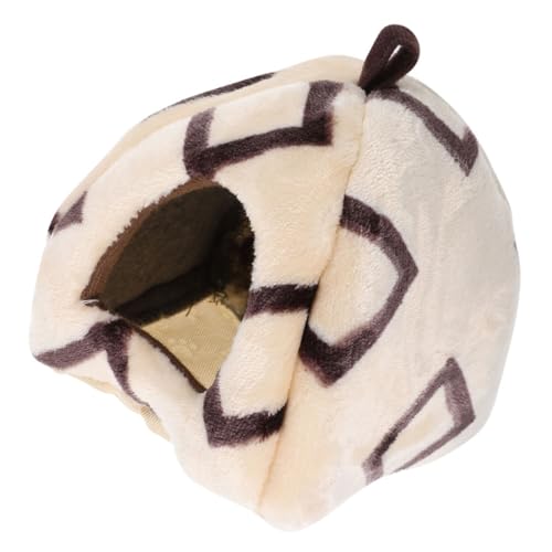 Gatuida Kleintier Hängematte Groß Beige Warmes Kuschelbett Für Hamster Meerschweinchen Und Ratten Käfigzubehör Komfortabel Atmungsaktiv Und Kratzfest Für Innen Und Außen von Gatuida