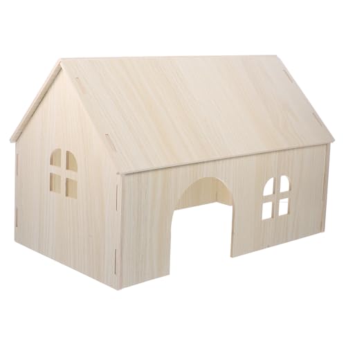 Gatuida Kleintier Holzhaus für Meerschweinchen und Eichhörnchen Natürliches Langlebiges Nagerversteck Vielseitiges Schlaf und Spielhaus für Hamster Kaninchen und Chinchillas Ganzjährig Gatuida Kleintier Holzhaus für Meerschweinchen und Eichhörnchen Natürliches Langlebiges Nagerversteck Vielseitiges Schlaf und Spielhaus für Hamster Kaninchen und Chinchillas Ganzjährig von Gatuida