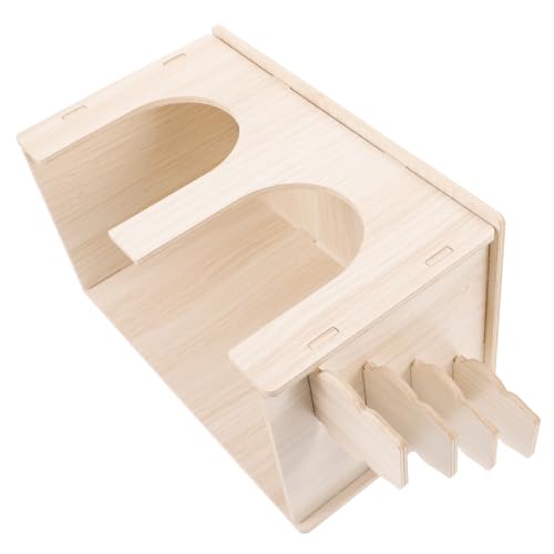 Gatuida Kleintierhaus aus Holz mit Plattform und Rampe Meerschweinchen und Hamster Versteck und Sicher Dekoratives Zubehör für Kleine Tiere Fördert Gesundheit und Bewegung Gatuida Kleintierhaus aus Holz mit Plattform und Rampe Meerschweinchen und Hamster Versteck und Sicher Dekoratives Zubehör für Kleine Tiere Fördert Gesundheit und Bewegung von Gatuida