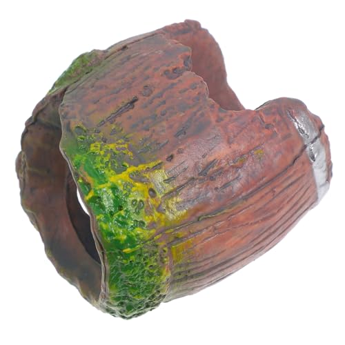 Gatuida Kleintierzucht-versteck, Reptilien-versteck, Fass, Spinne, Versteck, Ornamente, Aquarium, Lebensraum Für Eidechsen, Garnelen, Kleine Haustiere von Gatuida
