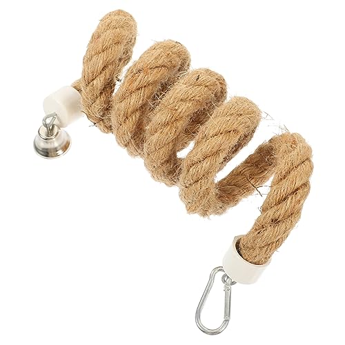 Gatuida Kletterseilspielzeug vogelkäfig zubehör vogelzubehör für käfig Sittichspielzeug für den Käfig Vogelspielzeug für Papageien Vogel Steht für Papageien Papageienseil Metallbeschläge Gatuida Kletterseilspielzeug vogelkäfig zubehör vogelzubehör für käfig Sittichspielzeug für den Käfig Vogelspielzeug für Papageien Vogel Steht für Papageien Papageienseil Metallbeschläge von Gatuida