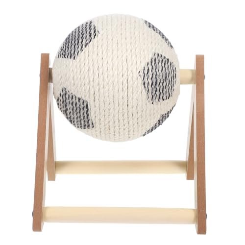 Gatuida Kratzball aus Natürlichem Sisal Interaktives Kratzspielzeug mit Drehbarem Ball Fördert Krallenpflege und Bewegung Robustes Katzen für Kleine Katzen Schützt Möbel vor Kratzschäden Gatuida Kratzball aus Natürlichem Sisal Interaktives Kratzspielzeug mit Drehbarem Ball Fördert Krallenpflege und Bewegung Robustes Katzen für Kleine Katzen Schützt Möbel vor Kratzschäden von Gatuida
