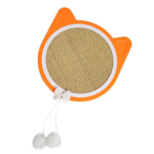Gatuida Kratzbrett Katze aus Robustem Sisal Verschleißfester Kätzchen Kratzer und Trainingsspielzeug Schützendes Kratzpad für Wohnungskatzen Praktische Kratzmatte zur Zufällige Farbe von Gatuida