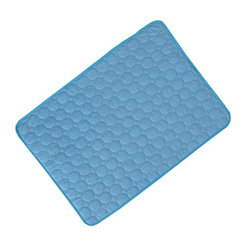 Gatuida Kühles Mattensofa -Kissen Zubehör Hund cool Kühldecke für Hunde Haustiere Kühlsachen für Hunde pet Supplies haustierbedarf hundebetten Kühlmatte Hundekühlungspads Blue von Gatuida