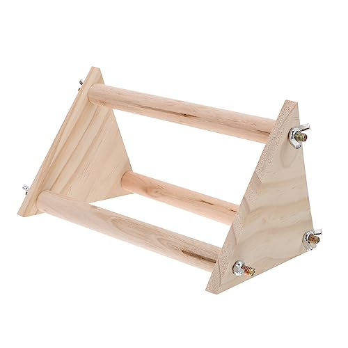 Gatuida Holz-hühnerstand Für Küken Und Vögel Sicherer Für Hühner Handgemachter Vogelständer Spielzeug Für Hühner Und Papageien Fördert Balance Und Bewegung von Gatuida