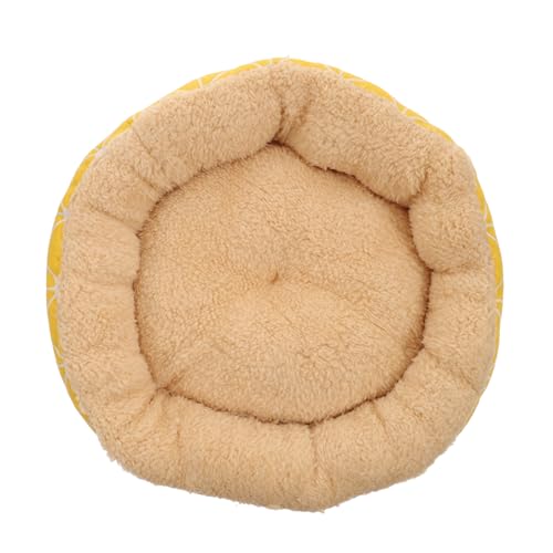 Gatuida Kuschelnest Für Haustiere Bequemes Katzenbett Aus Gelbem Lammfell Vielseitig Einsetzbar Als Schlafmatte Für Katzen Und Kleine Gatuida Kuschelnest Für Haustiere Bequemes Katzenbett Aus Gelbem Lammfell Vielseitig Einsetzbar Als Schlafmatte Für Katzen Und Kleine von Gatuida