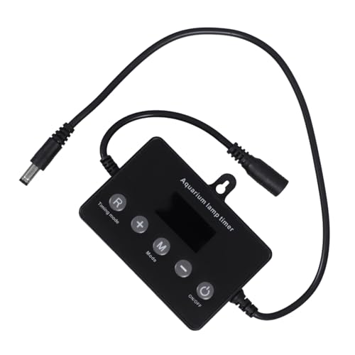 Gatuida LED Aquarium Dimmerschaltuhr mit LCD Display Controller für Sanfte Flimmerfreie Beleuchtung Kompakt und Energiesparend von Gatuida